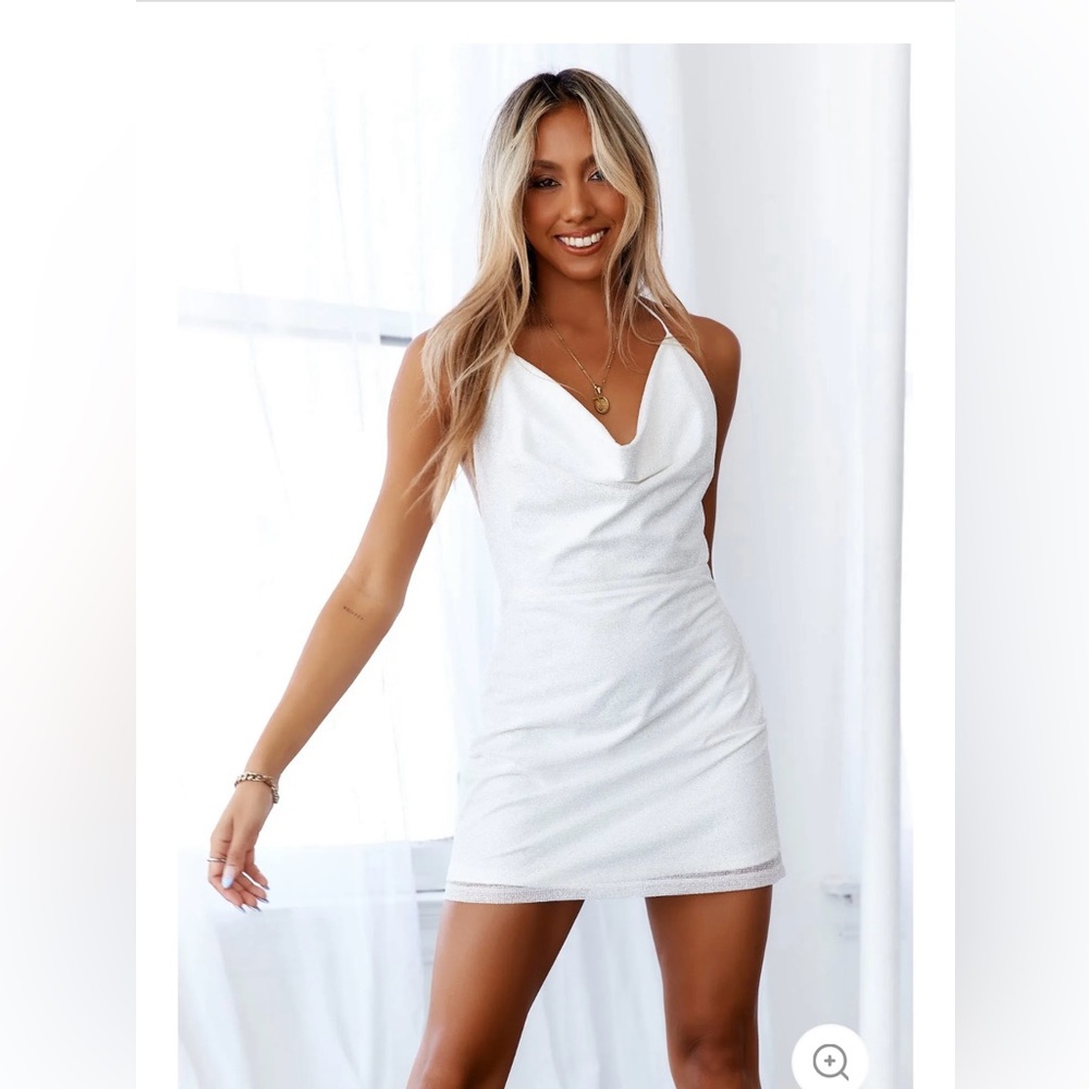 Hello Molly Disco Eternal Dress White